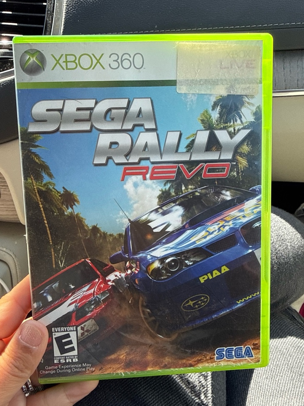 Sega Rally- Revo - Xbox 360 - W/ Manual - Rare! - Clean Disc Video Game